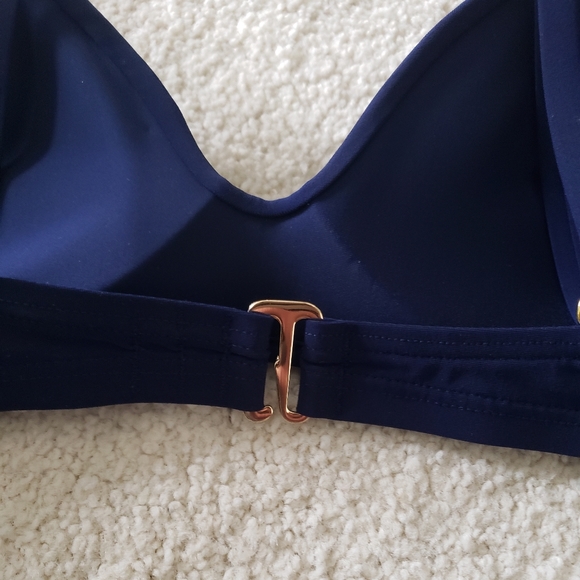 SOLD Tory Burch T-Belt High Waisted 2-piece Bikini Navy szS - Picture 14 of 16